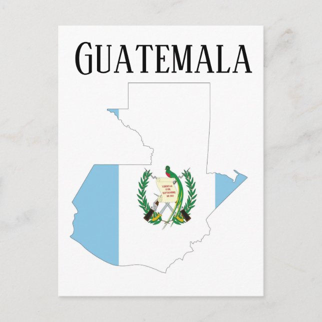 Guatemala Postkarte (Vorderseite)