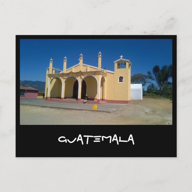 Guatemala Postkarte (Vorderseite)