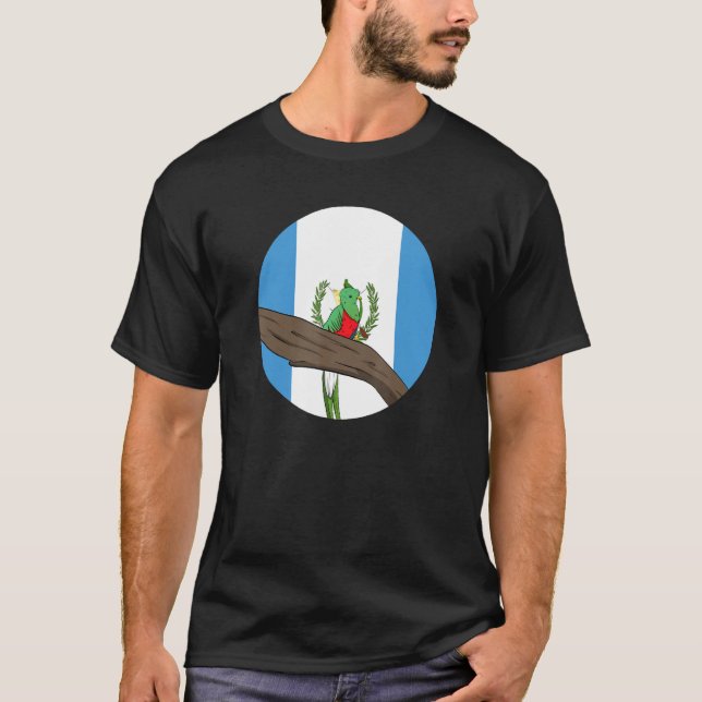 Guatemala Proud Hispanic Quetzal National Bird Gua T-Shirt (Vorderseite)