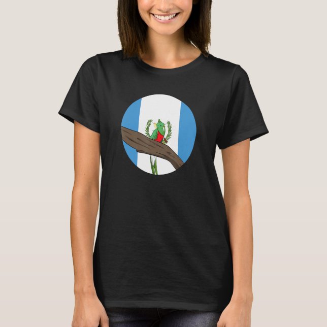 Guatemala Proud Hispanic Quetzal National Bird Gua T-Shirt (Vorderseite)