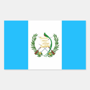 Guatemala Rechteckiger Aufkleber