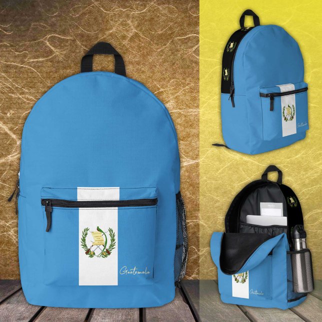 Guatemala, Rucksack, guatemaltekische Flagge / pat Bedruckter Rucksack (Von Creator hochgeladen)
