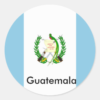 Guatemala! Runder Aufkleber