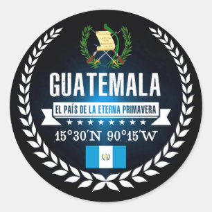 Guatemala Runder Aufkleber