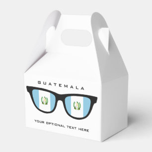 Guatemala schattiert kundenspezifischen Text u. Geschenkschachtel