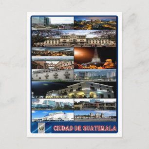 Guatemala - Stadt Guatemala - Mosaik - Postkarte