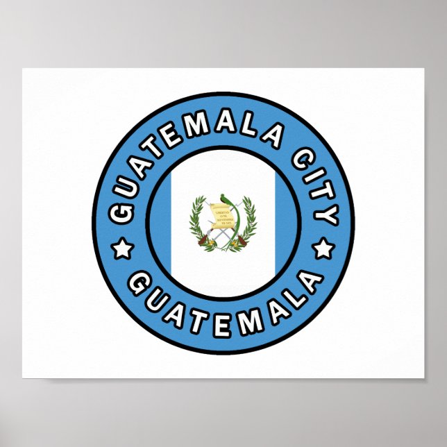 Guatemala-Stadt Guatemala Poster (Vorne)