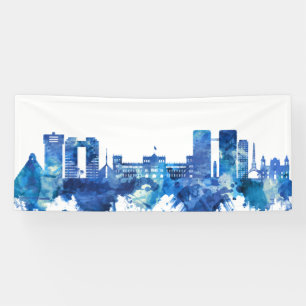 Guatemala Stadt Guatemala Skyline Blue Banner