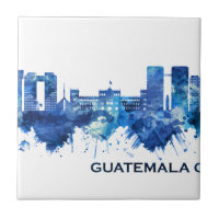 Guatemala Stadt Guatemala Skyline Blue