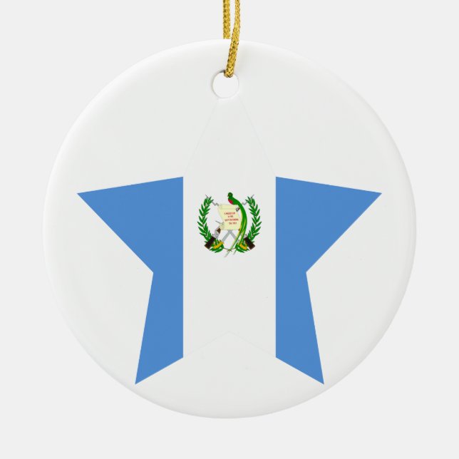 Guatemala-Stern Keramikornament (Vorne)