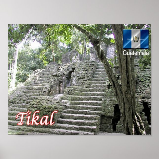 Guatemala - Tikal - Poster (Vorne)