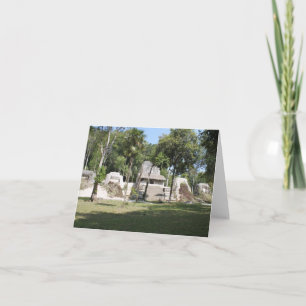 Guatemala Tikal Ruins Greeting Card Karte