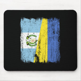 Guatemala Ukraine Halbflagge guatemaltekischer ukr Mousepad