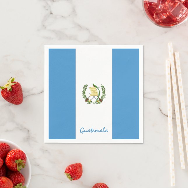 Guatemala und Guatemala Flag Party Fashion/Sport F Serviette (Beispiel)