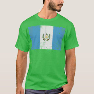 Guatemala Vintage-Flagge Retro-Fade T-Shirt