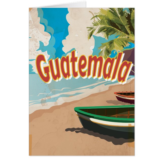 Guatemala Vintager Urlaub Poster (Vorne)