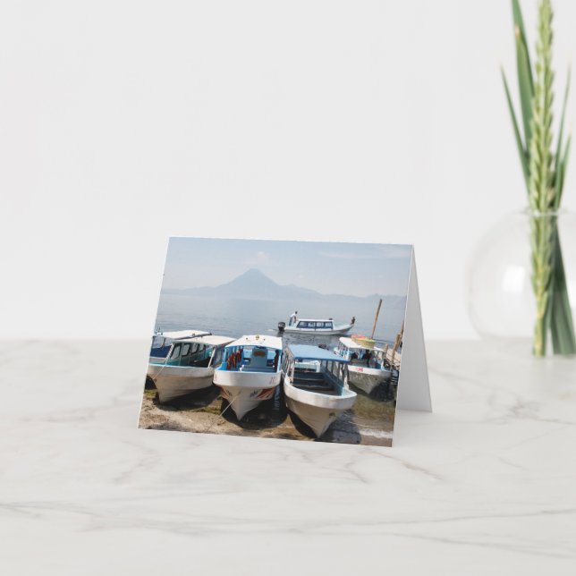 Guatemala-Vulkankarte Karte (Vorderseite)