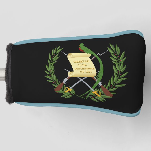 Guatemala-Wappen Golf Headcover (Vorderseite)