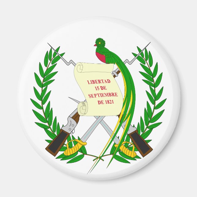 Guatemala-Wappen Magnet (Vorne)