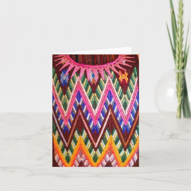 "Guatemalan Greetings" Die Maya-Serie Karte (Vorderseite)