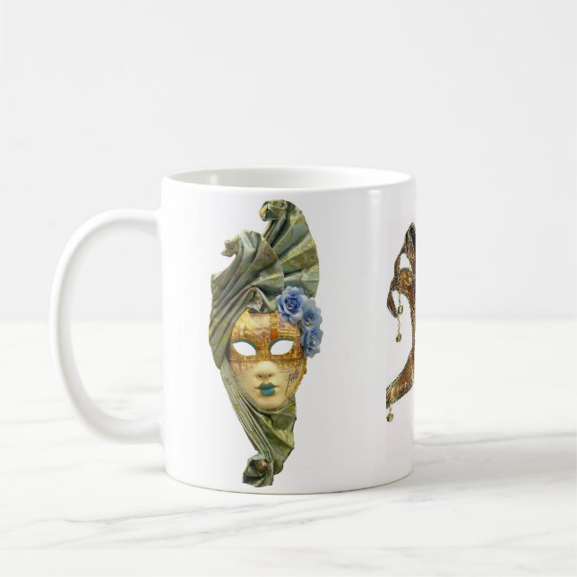 "Guatemalan Masks"  Kaffeetasse (Links)