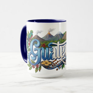 Guatemalas Erbe, Tradition, Flagge & Kultur Tasse