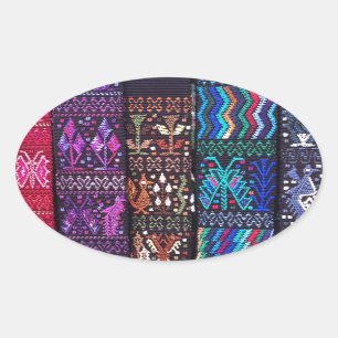 Guatemalas schönes Design Ovaler Aufkleber