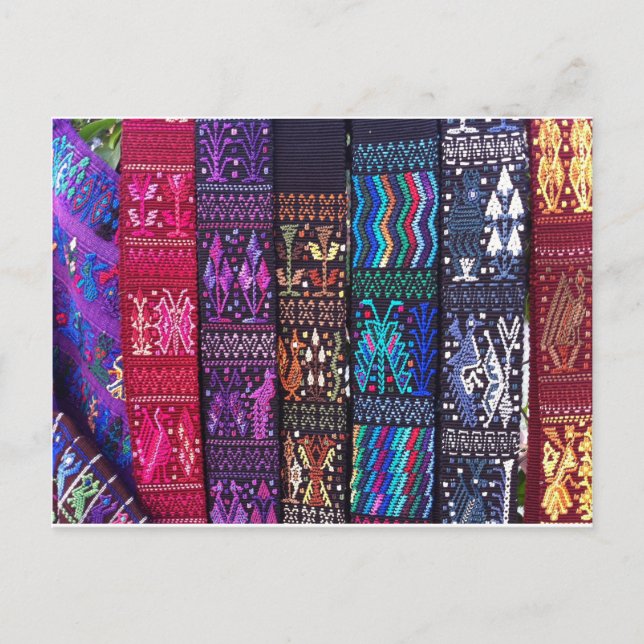 Guatemalas schönes Design Postkarte (Vorderseite)