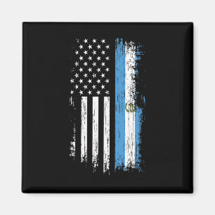 Guatemaltekisch-amerikanische Flagge - Stolz Guate Magnet