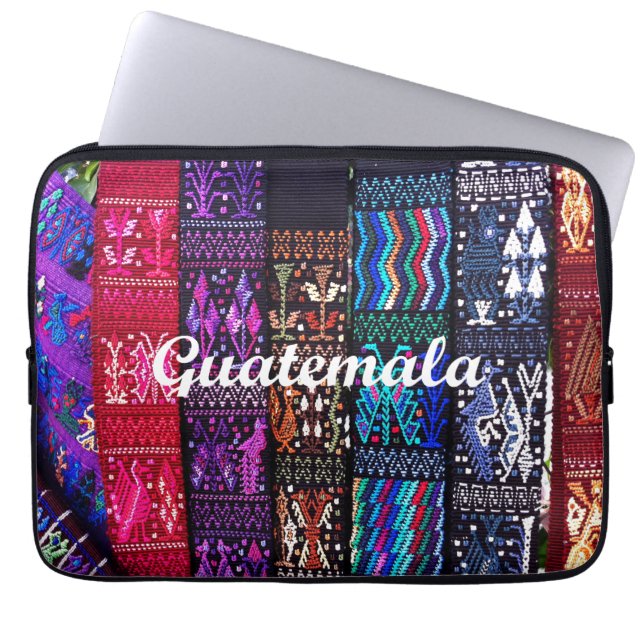 guatemaltekische Textildesigns. Laptopschutzhülle (Vorderseite)