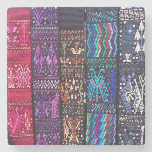 guatemaltekische Textildesigns Steinuntersetzer