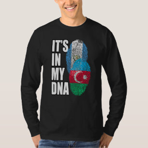 Guatemaltekische und aserbaidschanische DNA-Flagge T-Shirt