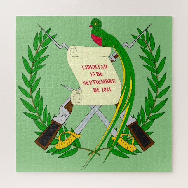 guatemaltekisches Emblem Puzzle (Horizontal)