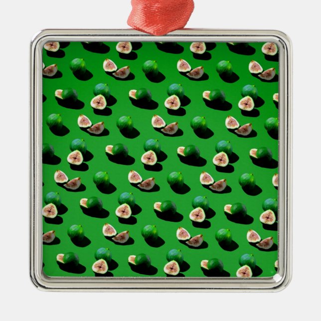 Guava Exotic Fruit Ornament Aus Metall (Vorne)