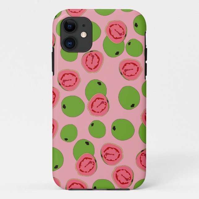 Guava Fruit Pattern Case-Mate iPhone Hülle (Rückseite)