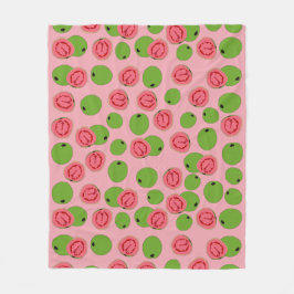 Guava Fruit Pattern Fleecedecke