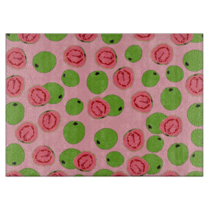 Guava Fruit Pattern Schneidebrett