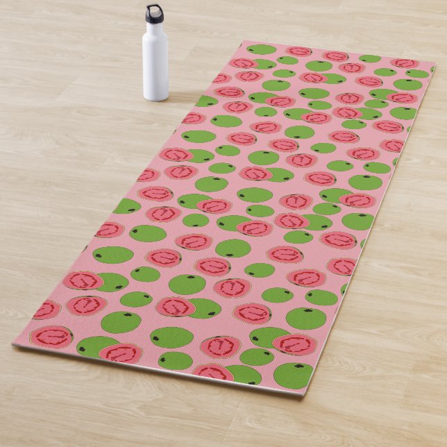 Guava Fruit Pattern Yogamatte (Beispiel)