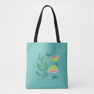 Guava Greenery Pink Green Fruit Pattern