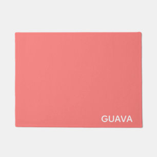 Guava rosa Farbname Fußmatte