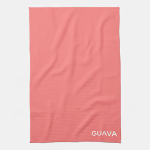 Guava rosa Farbname Geschirrtuch