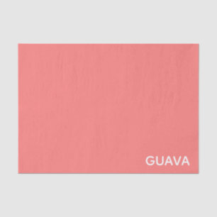 Guava rosa Farbname Seidenpapier