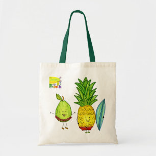 Guave-Ananas-Surfer-Tasche Tragetasche