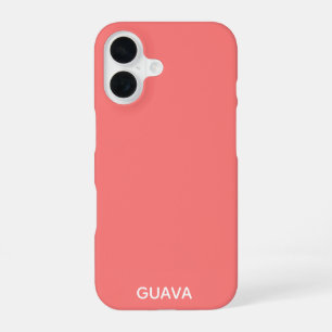 Guave rosa Farbname iPhone 16 Hülle