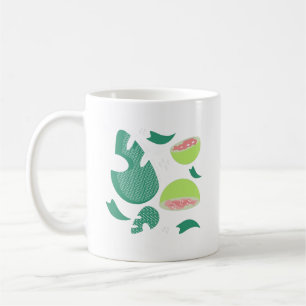Guave Rosa Grüne Frucht Kaffeetasse