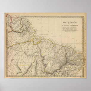 Guayana, N Brasilien Poster
