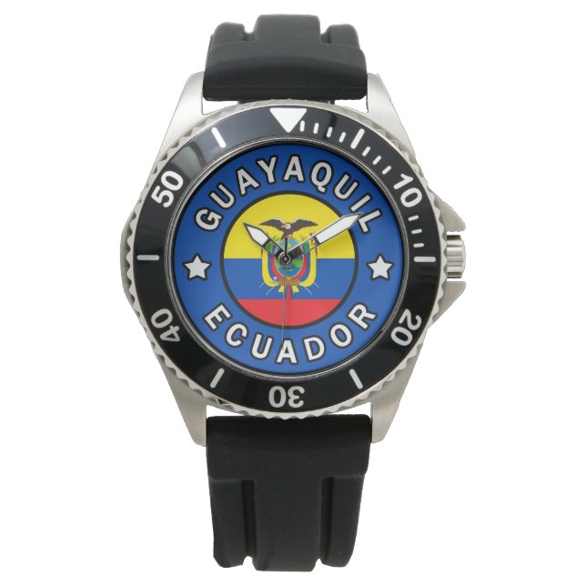 Guayaquil Ecuador Armbanduhr (Vorderseite)