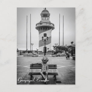 Guayaquil, Ecuador Cerro Santa Ana Postkarte