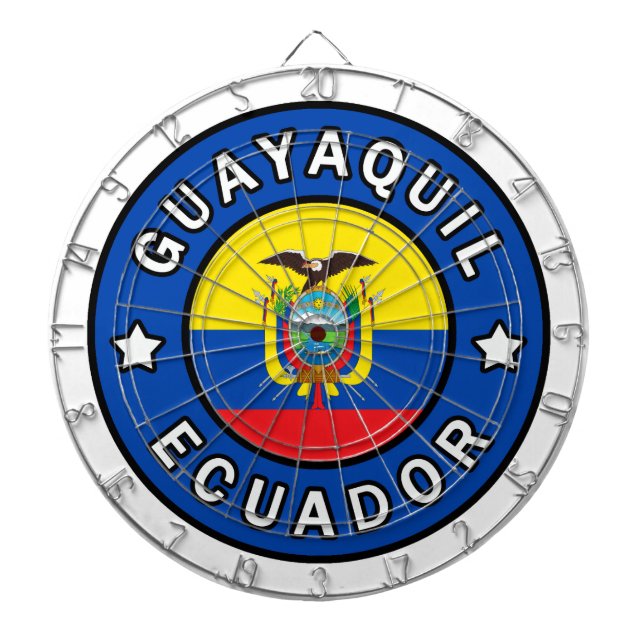 Guayaquil Ecuador Dartscheibe (vorne)