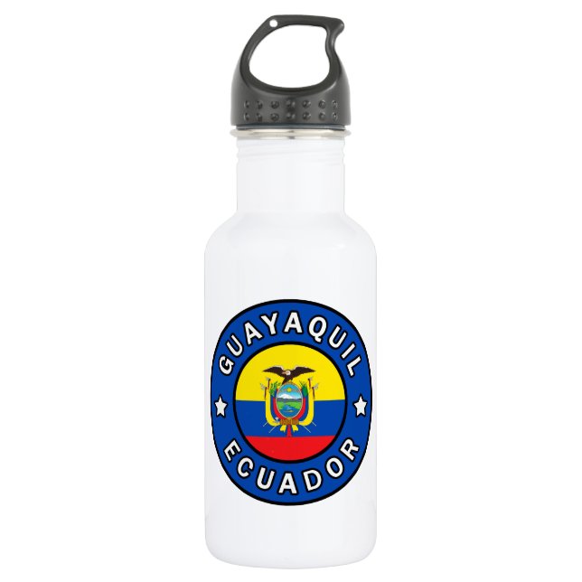 Guayaquil Ecuador Edelstahlflasche (Vorderseite)